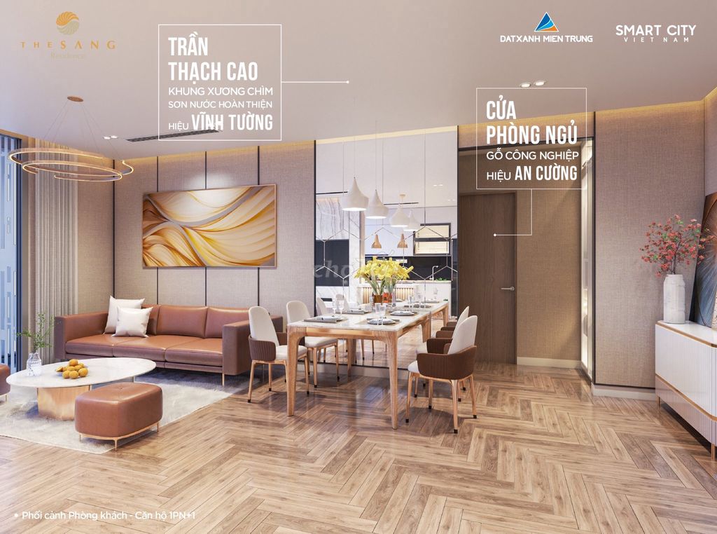 Chuyển nhượng căn hộ 1PN tầng 16 dự án The Sang Residence Đà Nẵng