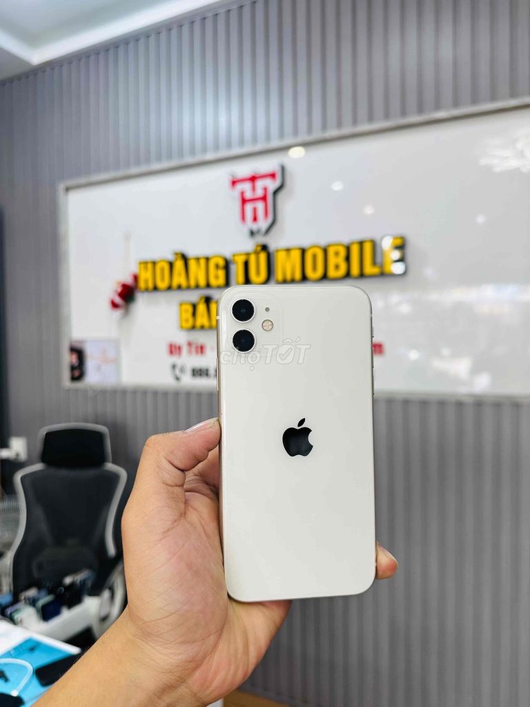Apple iPhone 11 64GB Trắng. Mua bán Điện thoại tại Quận Liên Chiểu Đà Nẵng được đăng bởi Hoàng Tú MB hình 1