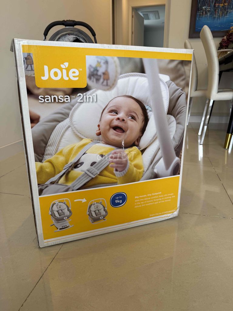 Nôi điện Joie Sansa 2in1 Xám. Mua bán Mẹ và bé tại Quận Bắc Từ Liêm Hà Nội được đăng bởi エルビー hình 1