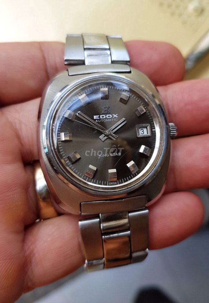 Đh tự động Edox King Star Thụy Sĩ chính hãng. Mua bán Đồng hồ tại Quận 3 Tp Hồ Chí Minh được đăng bởi ANH hình 1