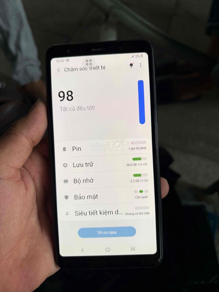 Samsung A750 64GB Đen. Mua bán Điện thoại tại Thành phố Vị Thanh Hậu Giang được đăng bởi máy củ giá tốt  hình 1