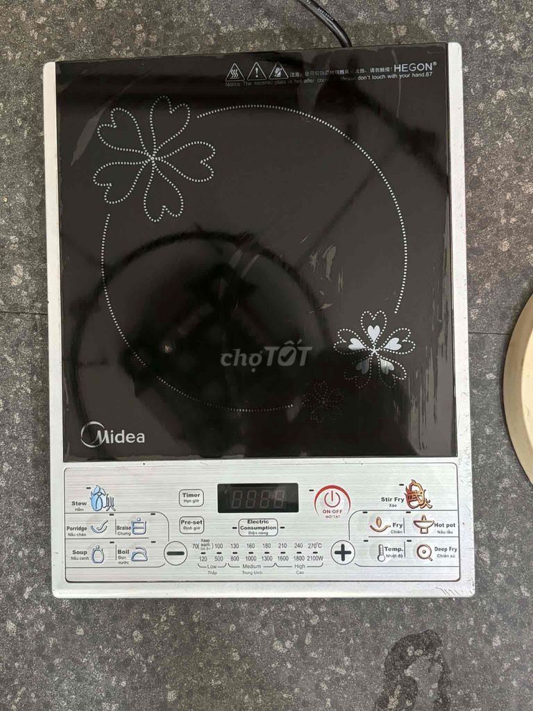 Bếp từ Midea Nấu Nhanh Tiết Kiệm điện còn Mới. Mua bán Bếp, lò, đồ điện nhà bếp tại Quận Thanh Khê Đà Nẵng được đăng bởi THANH LÝ ĐỒ CŨ hình 1