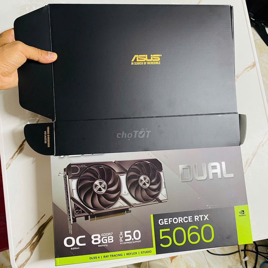 Card màn hình ASUS Dual GeForce RTX5060-8GB OC MỚI. Mua bán Linh kiện (RAM, Card...) tại Quận Ninh Kiều Cần Thơ được đăng bởi Võ Diện hình 1