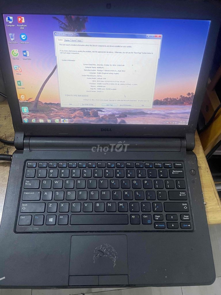 Laptop dell 3340 i5 4200u ram 4g hdd 500g