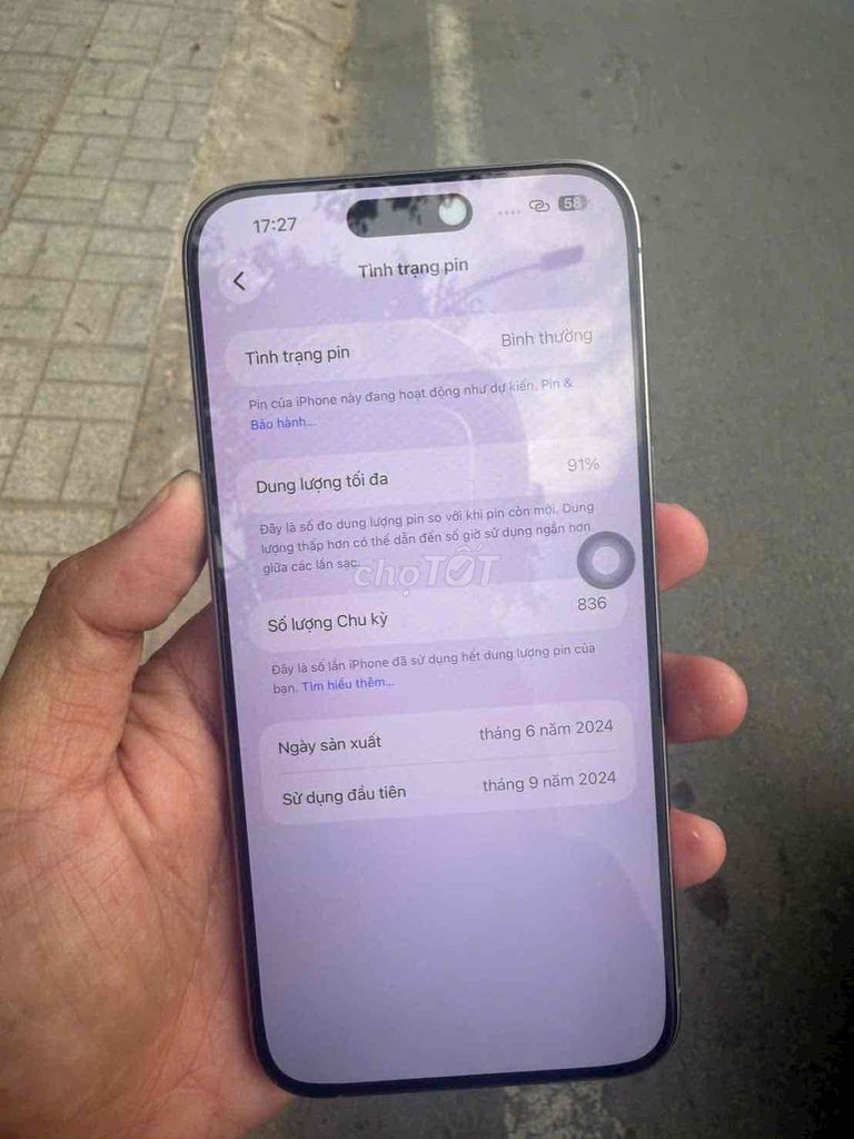 Apple iPhone 15 Pro Max 256GB Titan. Mua bán Điện thoại tại Thành phố Tây Ninh Tây Ninh được đăng bởi cầm đồ  hình 1