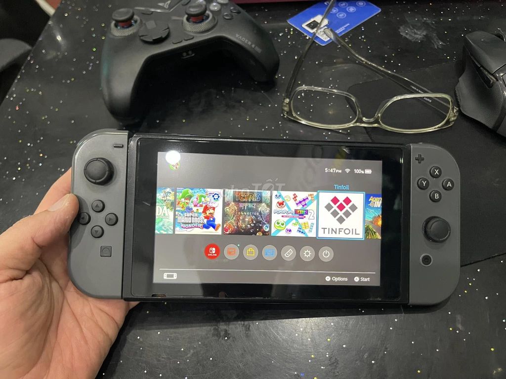 Máy chơi game NINTENDO SWITCH V1 HACKed 128gb ZIN