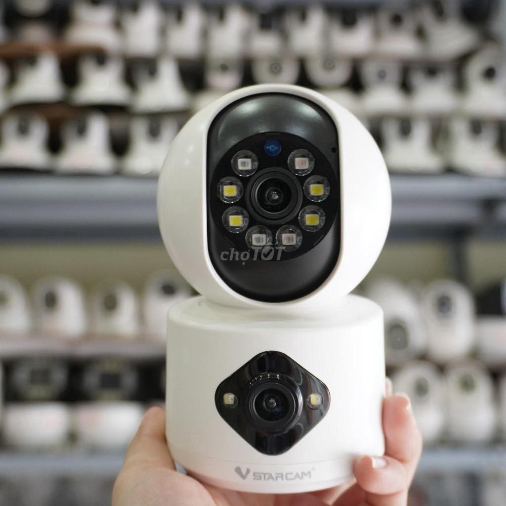 Camera Wifi Trong Nhà Vstarcam 2 Mắt 2 Khung Hình