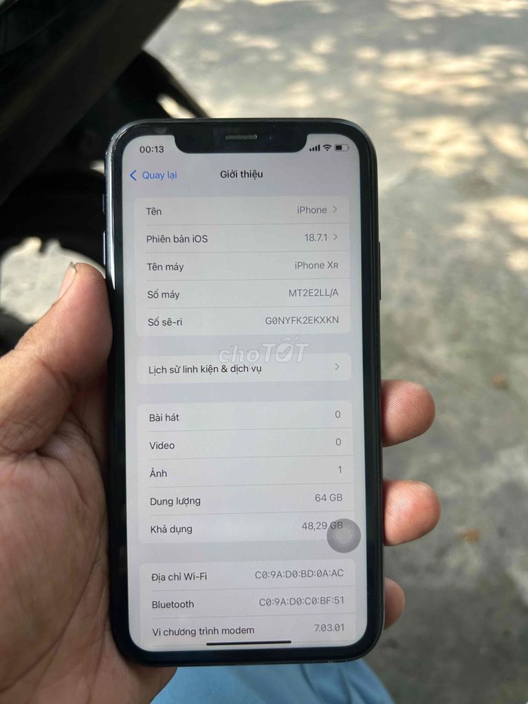 iPhone XR 64GB Đen/ giao lưu. Mua bán Điện thoại tại Huyện Hóc Môn Tp Hồ Chí Minh được đăng bởi house hình 1