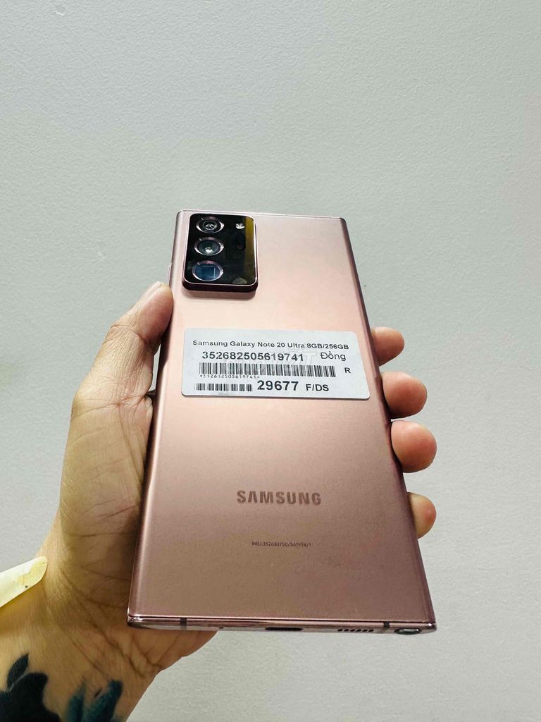 Samsung Galaxy Note 20 ultra sọc chỉ nhẹ máy zin n