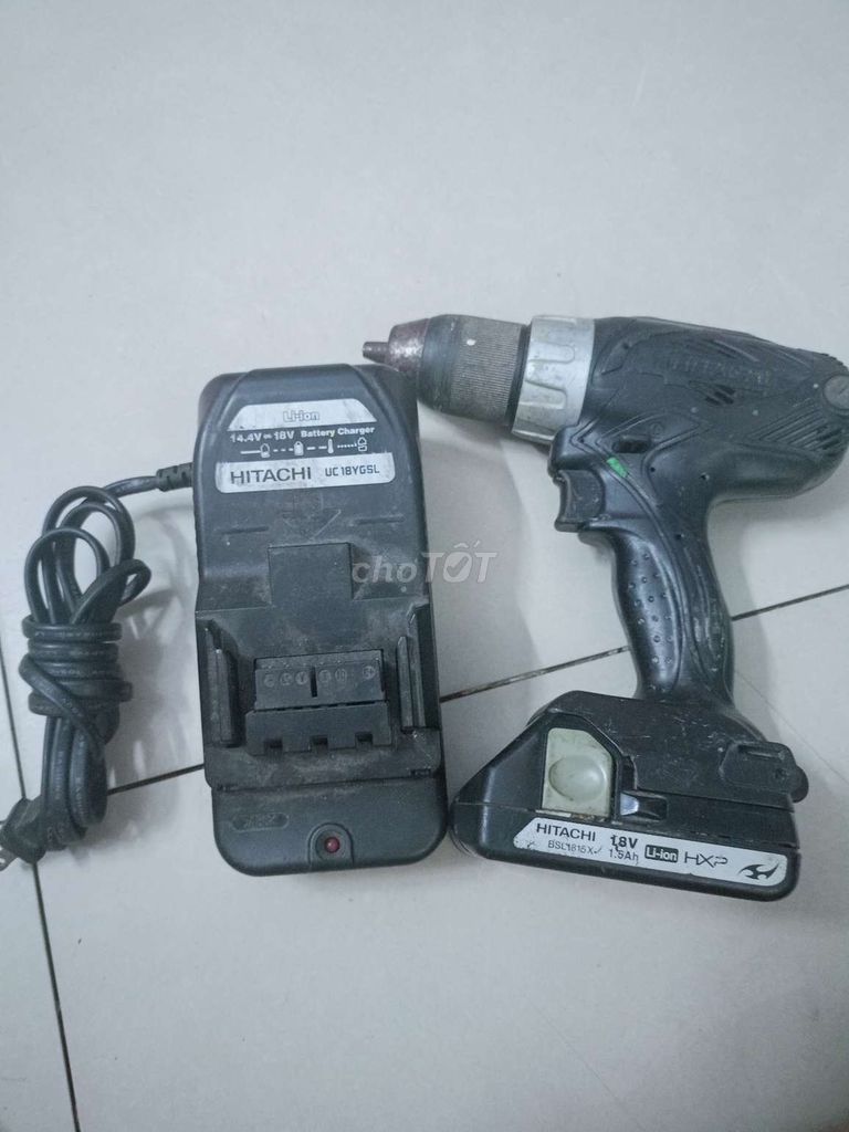 Khoan pin Hitachi Nhật 18v