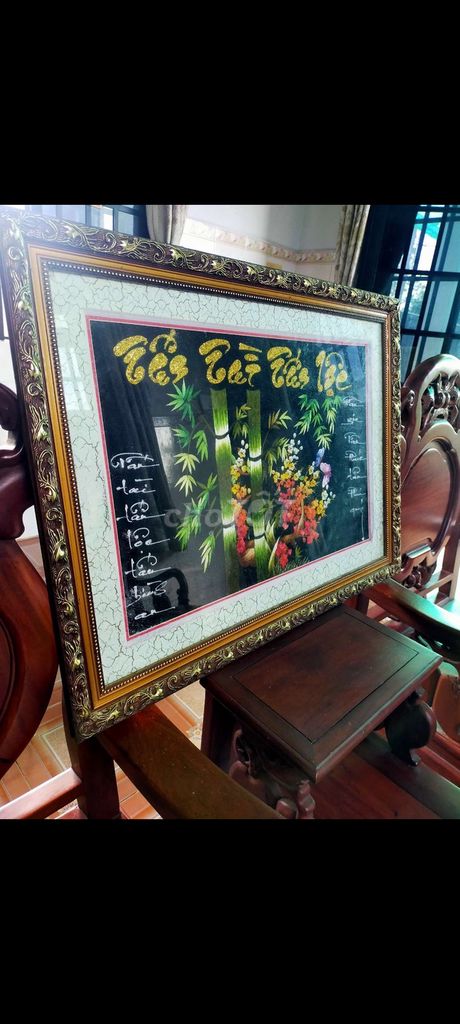 Tranh thêu Trúc Hoa truyền thống. Mua bán Đồ sưu tầm, đồ cổ tại Huyện Củ Chi Tp Hồ Chí Minh được đăng bởi Trần Thị Hiểu hình 1