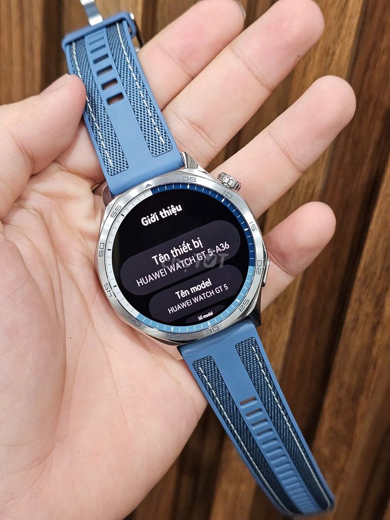 Huawei Watch GT5 46mm BH T10-25, Đẹp 99% + Sạc Xịn