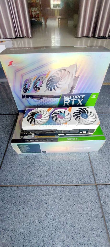 Card đồ họa Gigabyte RTX 3070Ti 8GB 2nd (7m9). Mua bán Linh kiện (RAM, Card...) tại Huyện Tam Nông Đồng Tháp được đăng bởi  Minh Nhưt hình 1