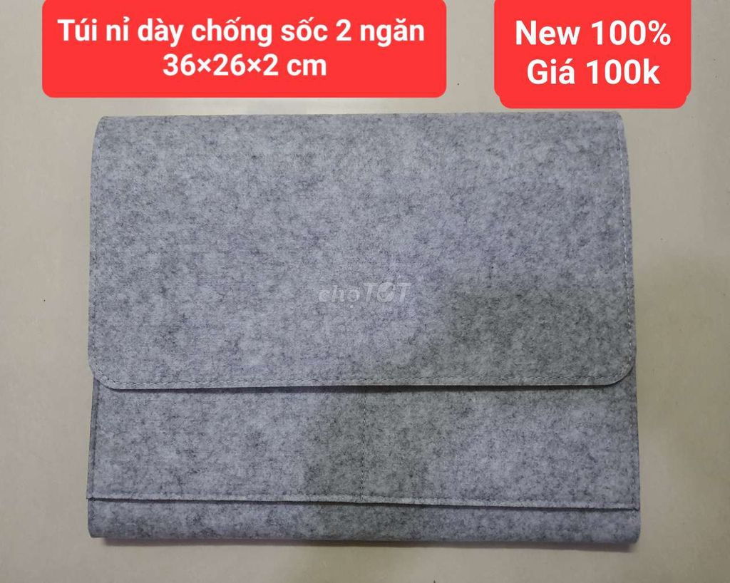 Túi nỉ chống sốc laptop ipad máy tính bảng