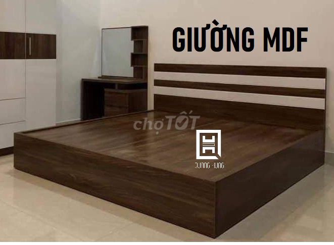GIƯỜNG MDF-GIƯỜNG MDF=GIƯỜNG MDF=GIƯỜNG MDF$GIƯỜNG. Mua bán Giường, chăn ga gối nệm tại Quận 1 Tp Hồ Chí Minh được đăng bởi NỘI THẤT NHÀ XINH hình 1