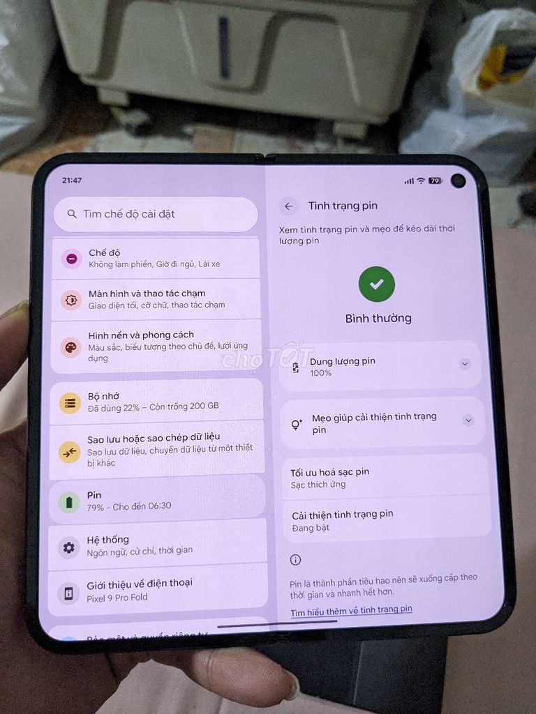 Google Pixel 9 Pro Fold 256gb fullbox giao lưu. Mua bán Điện thoại tại Thành phố Biên Hòa Đồng Nai được đăng bởi Long Huynh hình 1