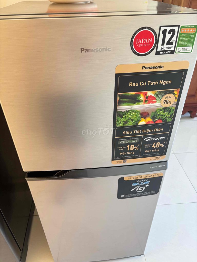 Tủ lạnh Panasonic NR-TV261APSV Bạc Inverter. Mua bán Tủ lạnh tại Huyện Hòa Vang Đà Nẵng được đăng bởi Thiên Ân hình 1