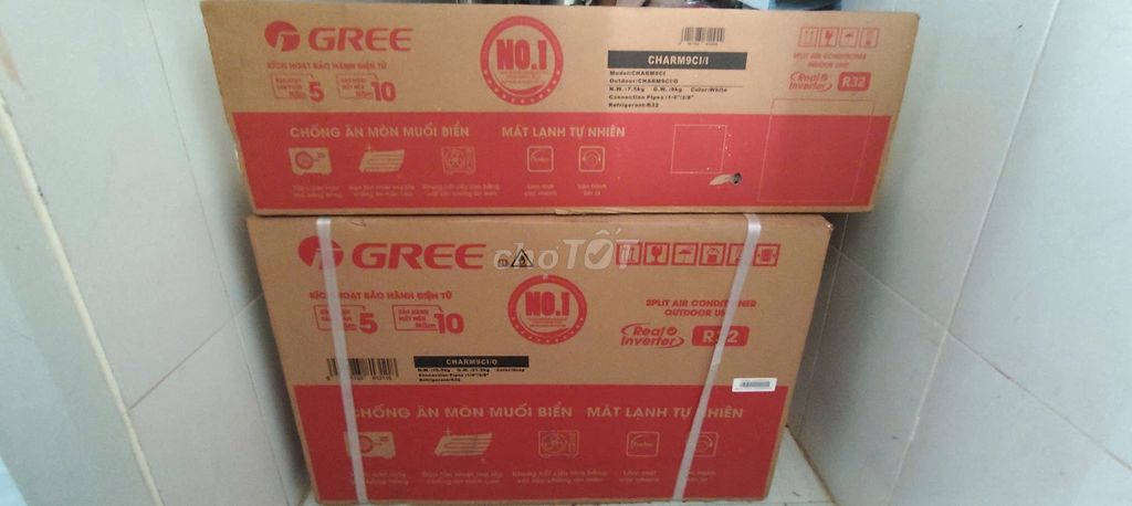 Máy lạnh Gree CHARM9CI Inverter 9042 BTU Trắng. Mua bán Máy lạnh, điều hoà tại Thành phố Long Xuyên An Giang được đăng bởi triết tống hình 1
