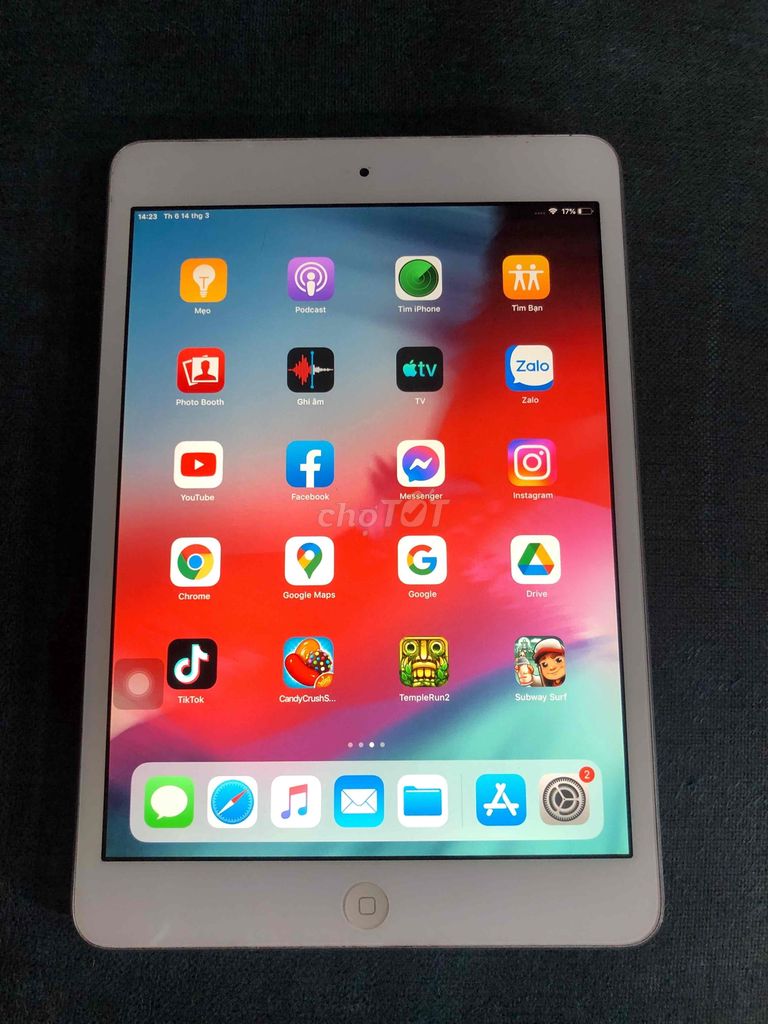 ipad mini 2 16gb còn 90% như hình