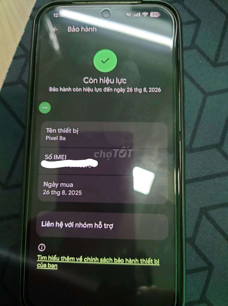 Google Pixel 8a Trắng. Mua bán Điện thoại tại Thành phố Long Xuyên An Giang được đăng bởi Phú hình 1