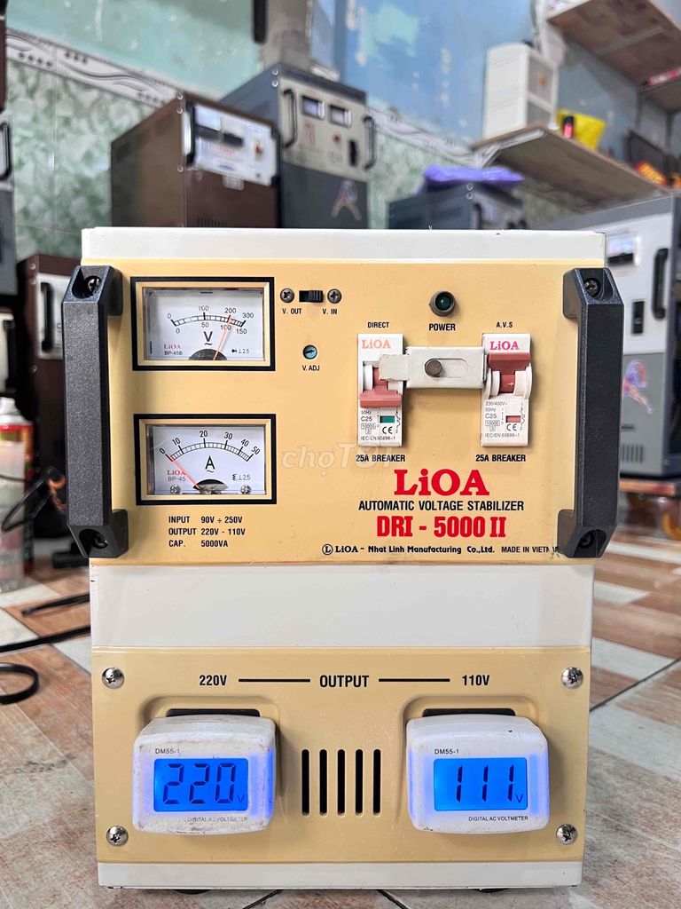 Ổn áp LIOA DRI-5000 dãi 90v-250v Nguyên zin. Mua bán Đồ chuyên dụng, Giống nuôi trồng tại Quận Bình Tân Tp Hồ Chí Minh được đăng bởi  ổn áp cũ bình tân  hình 1