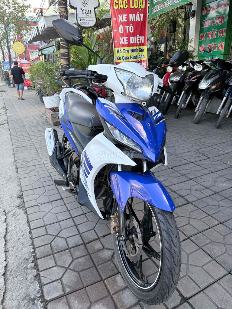 Yamaha Exciter 135 2014 Trắng Xanh. Mua bán Xe máy tại Quận Ninh Kiều Cần Thơ được đăng bởi Cửa hàng Hoà Hiệp II  hình 3