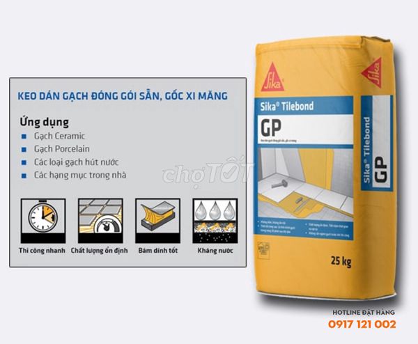 Địa chỉ bán Keo dán gạch Sika giá tốt, chính hãng