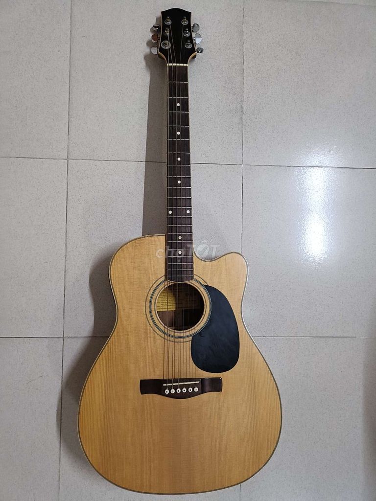 Đàn Guitar Acoustic Khuyết Nâu Vàng. Mua bán Nhạc cụ tại Quận Tân Bình Tp Hồ Chí Minh được đăng bởi Tân Nhựt hình 1