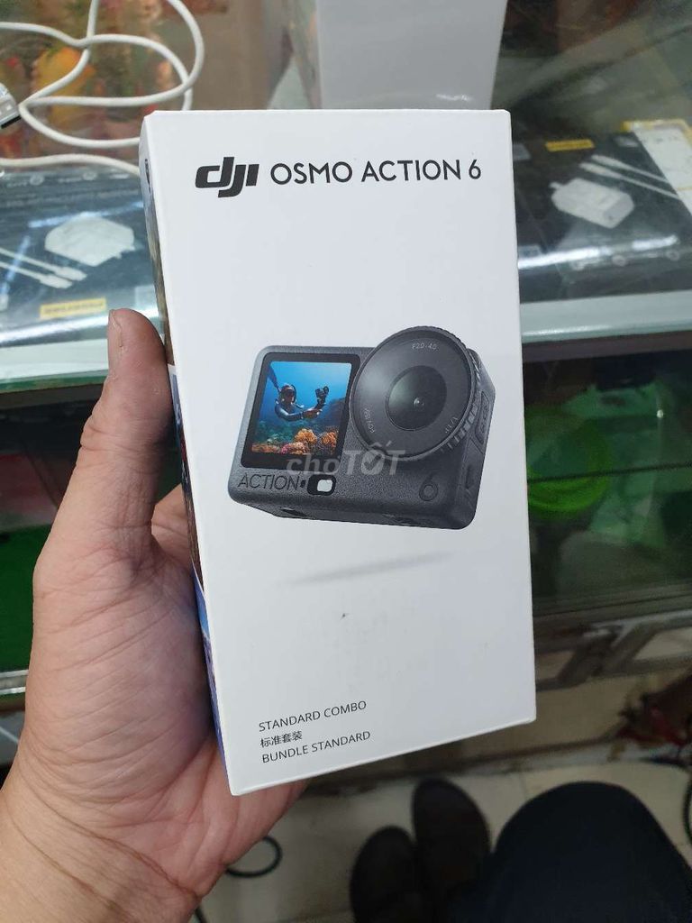 DJI Osmo Action 6 New Box + TF  64gb. Mua bán Máy ảnh, Máy quay tại Quận 6 Tp Hồ Chí Minh được đăng bởi Longgem Shop hình 1