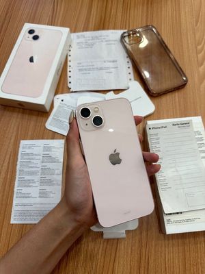 iPhone 13 128 Hồng đẹp 99% FullBox chưa sửa chữa