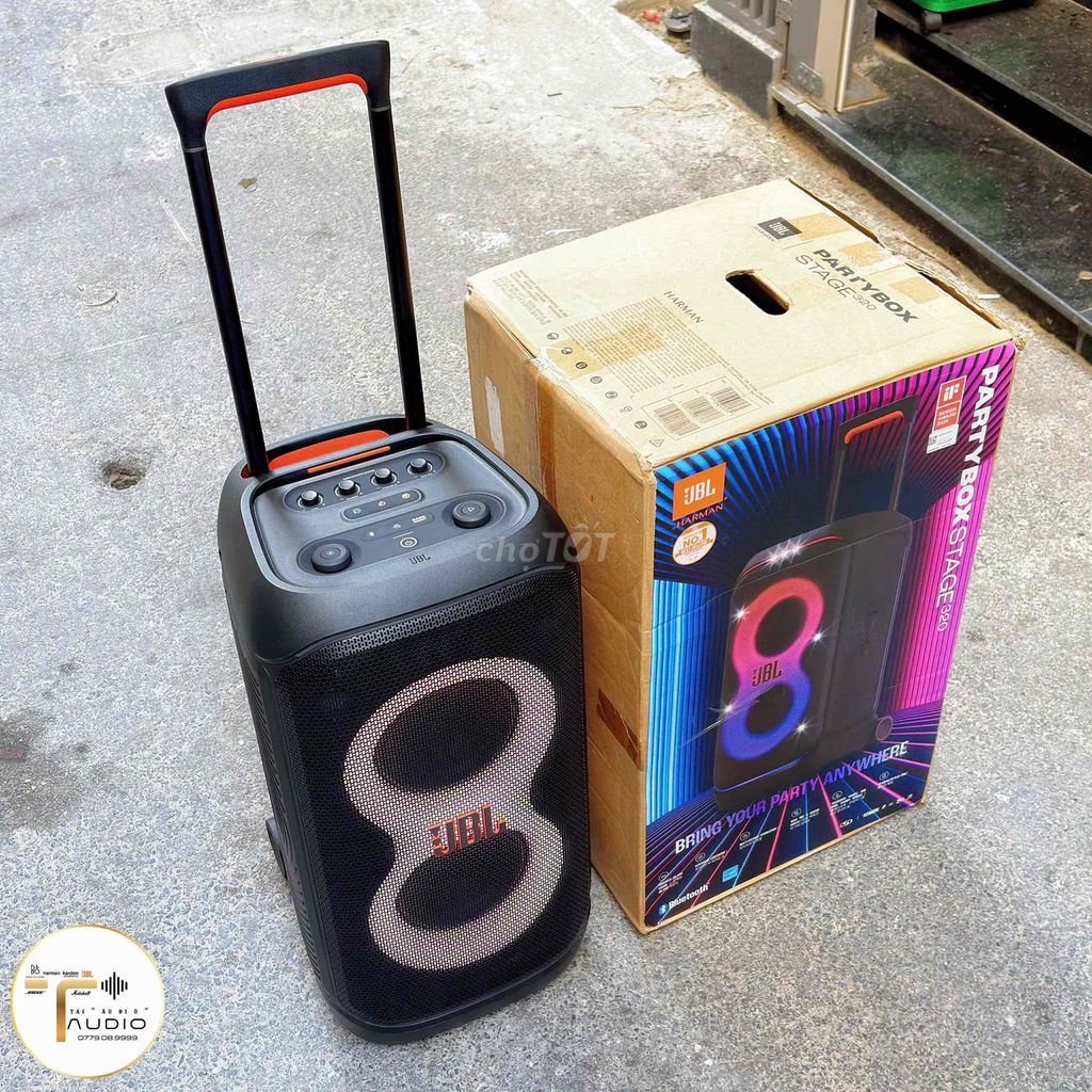 Loa Bluetooth JBL PARTYBOX 320 Đen. Mua bán Tivi, Âm thanh tại Quận Thanh Khê Đà Nẵng được đăng bởi GẠO STORE ĐIỆN THOẠI TRẢ GÓP GIÁ RẺ ĐÀ NẴNG hình 1