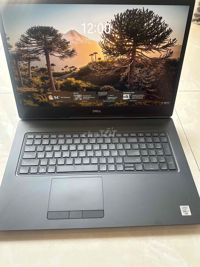 Dell Precision 7750 i7 10850H 16GB/512GB/RTX3000. Mua bán Laptop tại Quận 12 Tp Hồ Chí Minh được đăng bởi PHAN ĐINH LĂNG hình 1