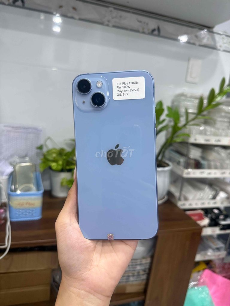 Apple iPhone 14 Plus 128GB Xanh LL/A Zin đẹp 99%. Mua bán Điện thoại tại Huyện Hóc Môn Tp Hồ Chí Minh được đăng bởi Luân Hoài hình 1