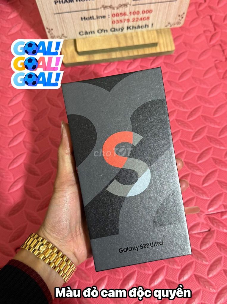 S22 Ultra 128GB Đỏ cam Mới nguyên seal màu hiếm. Mua bán Điện thoại tại Quận Thanh Xuân Hà Nội được đăng bởi Vinh Râu Samsung hình 1