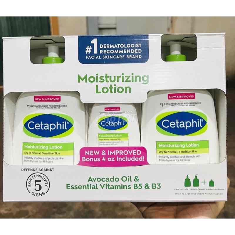 set 2 chai Dưỡng thể Cetaphil - chai 591ml