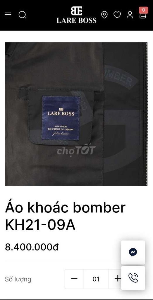 Áo khoác bomber Lareboss