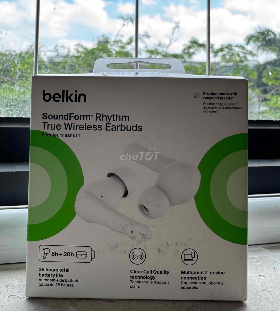 Tai nghe Belkin SoundForm Rhythm. Mua bán Thiết bị đeo thông minh tại Huyện Bình Chánh Tp Hồ Chí Minh được đăng bởi Tuyết Nhi hình 1