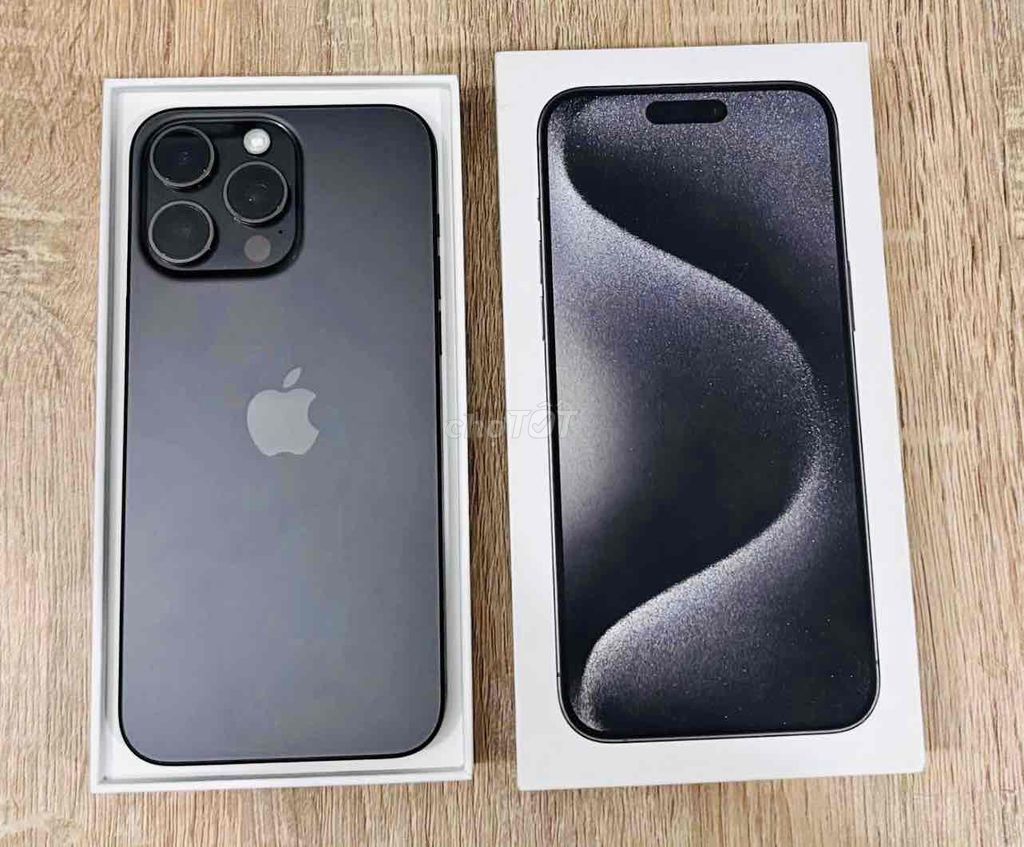 iPhone 15 Pro Max 512GB Đen FULLBOX BH APPLE 2025. Mua bán Điện thoại tại Quận 10 Tp Hồ Chí Minh được đăng bởi iStockHCM hình 1