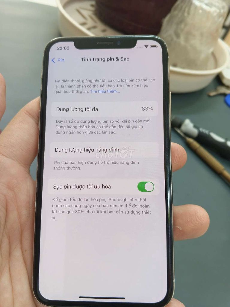 Apple iPhone X 256GB Bạc 83%. Mua bán Điện thoại tại Quận Gò Vấp Tp Hồ Chí Minh được đăng bởi Chí Hướng Group  hình 1