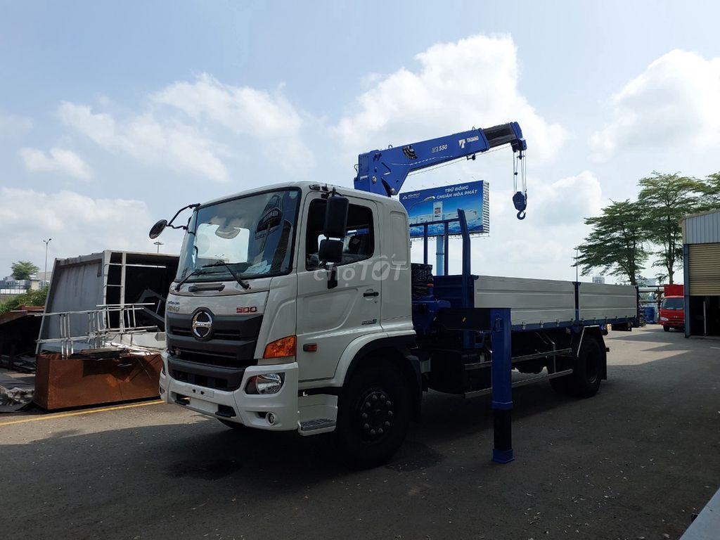Xe tải cẩu HINO  FGJP 7 tấn cần 5 tấn 3 có sẵn. Mua bán Xe tải, xe ben tại Quận Bình Tân Tp Hồ Chí Minh được đăng bởi Ngân Hino Trường Long hình 6