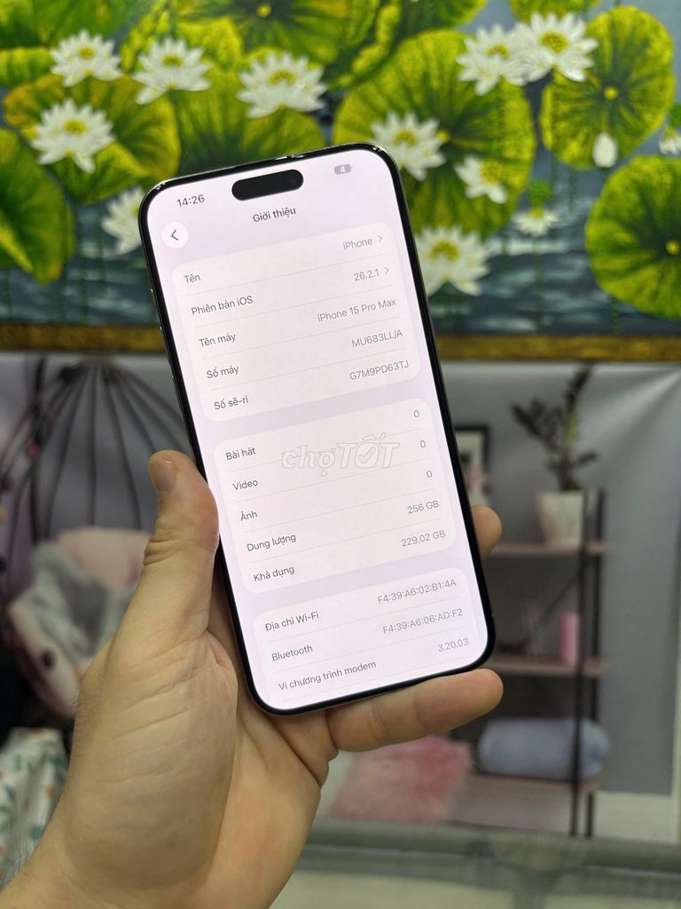 15 PRM 256GB Titan Full Zin. Mua bán Điện thoại tại Quận Bắc Từ Liêm Hà Nội được đăng bởi Cửa hàng Bính Táo hình 1
