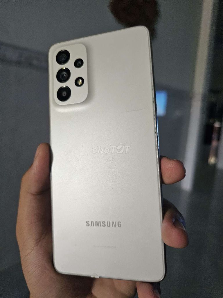 Samsung A73 5G Trắng Đã sử dụng. Mua bán Điện thoại tại Thị xã Ninh Hòa Khánh Hòa được đăng bởi Nguyễn Vũ hình 1