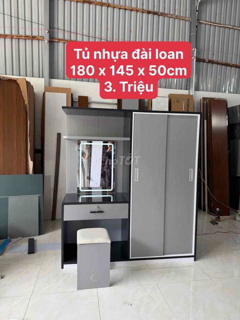Tủ quần áo Nhựa Xám Đài Loan 180x145x50cm. Mua bán Tủ, kệ gia đình tại Quận Bình Thạnh Tp Hồ Chí Minh được đăng bởi Nội Thất Gia Đình hình 1