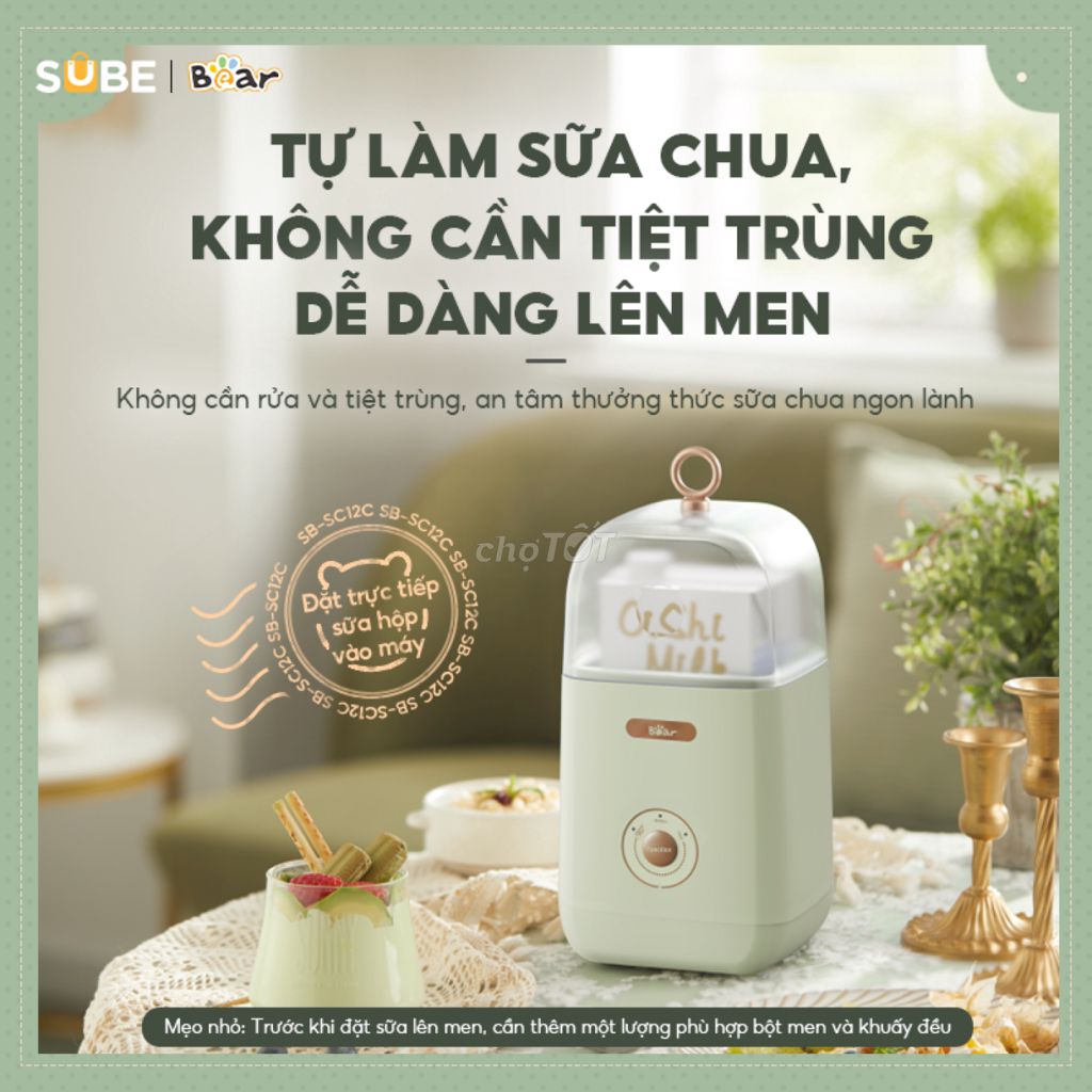 Máy làm sữa chua Bear SB-SC12C