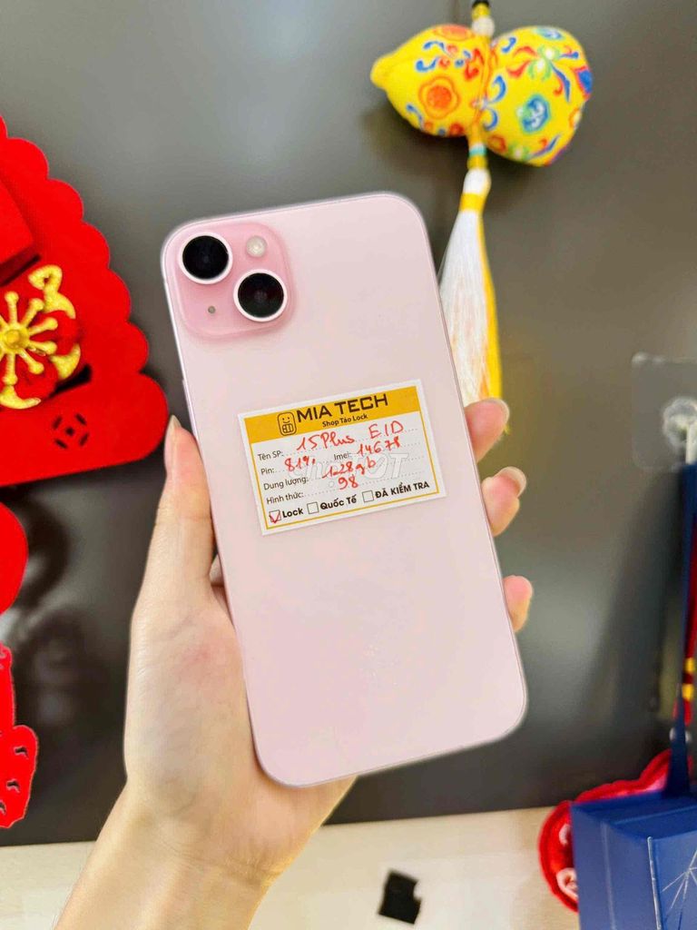 Apple iPhone 15 Plus Lock 128GB Hồng Pastel 81%. Mua bán Điện thoại tại Quận Ba Đình Hà Nội được đăng bởi Huy Trần hình 1
