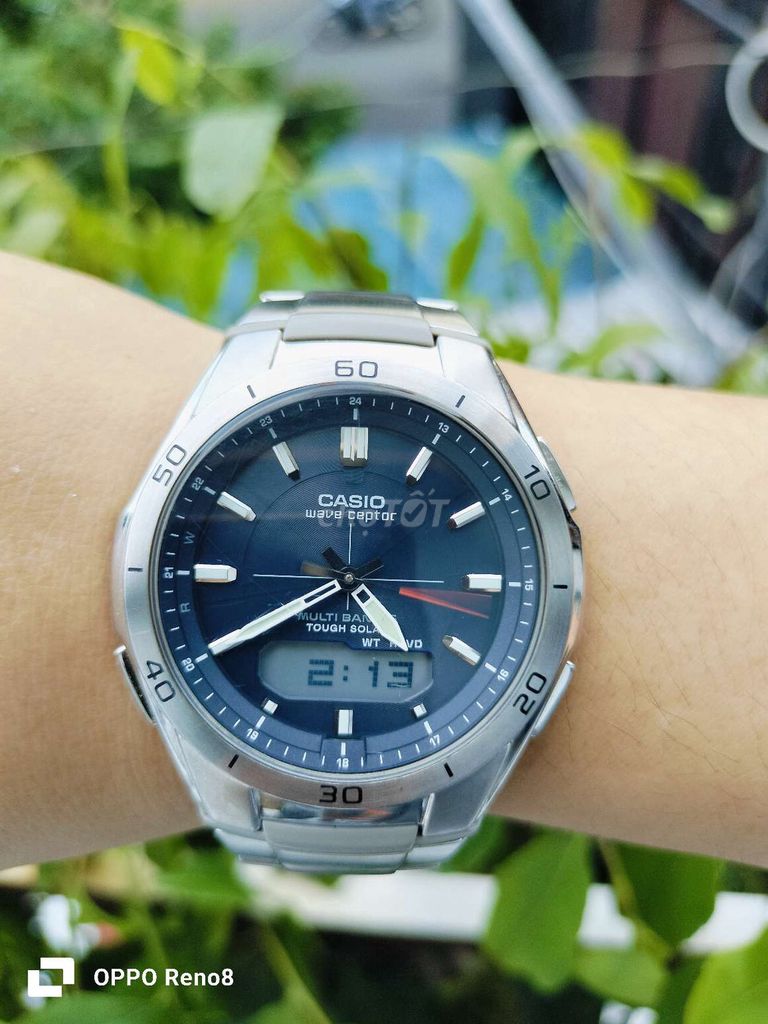 Casio Wave Ceptor Multi Band 6 Xanh đen. Mua bán Đồng hồ tại Quận Bình Tân Tp Hồ Chí Minh được đăng bởi Hoàng Trương hình 1