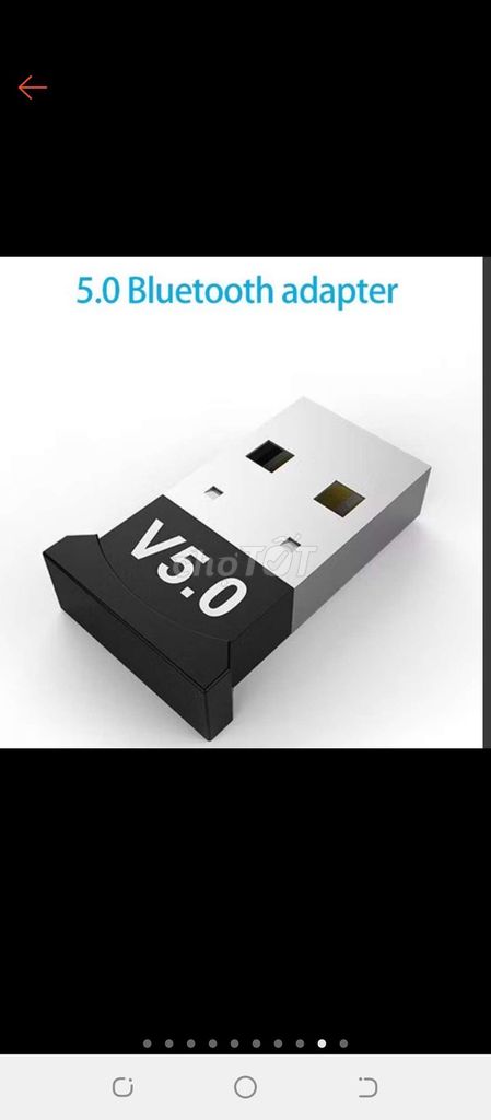 USB Bluetooth Adapter 5.0 Đen Bạc Cắm Chạy. Mua bán Phụ kiện (Màn hình, Chuột...) tại Huyện Châu Thành Kiên Giang được đăng bởi Chí Nguyện hình 1