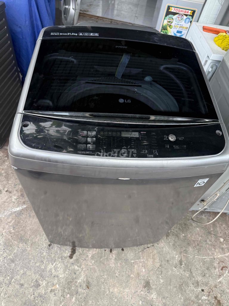 Máy giặt LG 21kg cửa trên Xám. Mua bán Máy giặt tại Thành phố Thủ Đức Tp Hồ Chí Minh được đăng bởi Nam Huỳnh hình 1