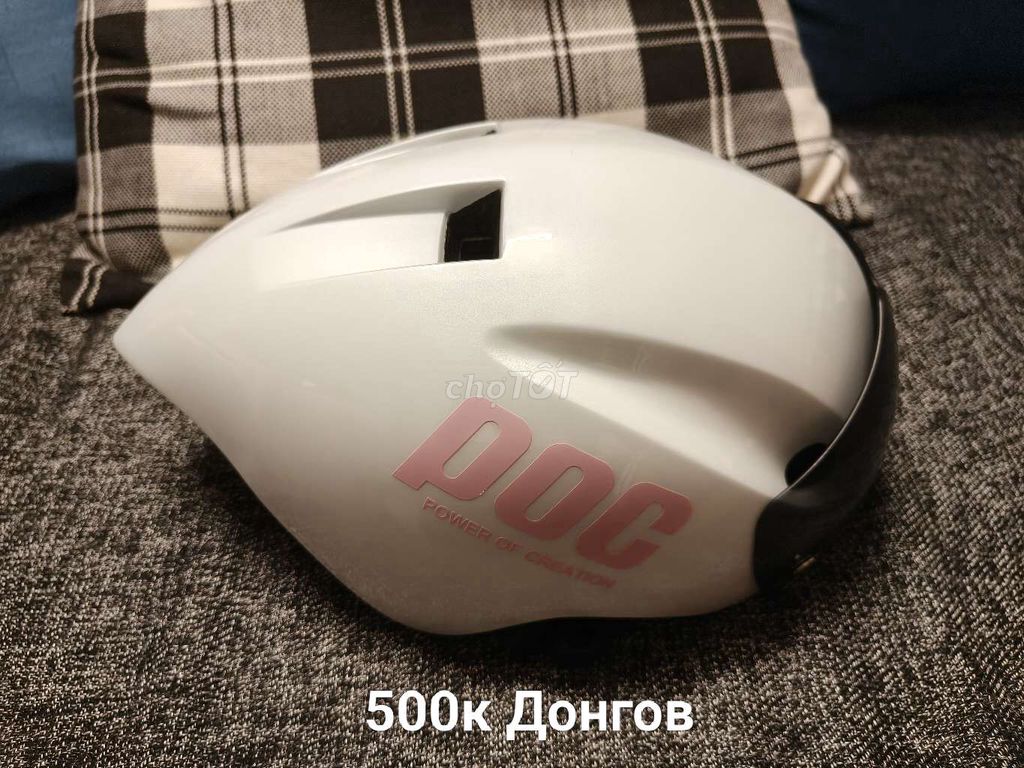 Mũ bảo hiểm POC trắng, nhựa. Mua bán Phụ tùng xe tại Thành phố Nha Trang Khánh Hòa được đăng bởi Roman hình 3