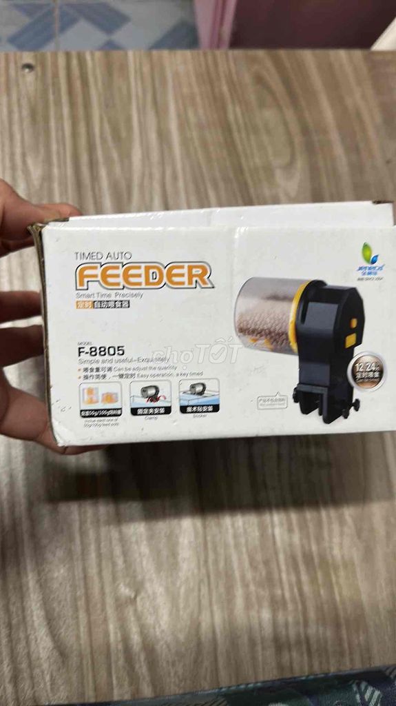 Máy cho cá ăn tự động Jebao F-8805. Mua bán Phụ kiện, Thức ăn, Dịch vụ tại Quận Bình Tân Tp Hồ Chí Minh được đăng bởi Nam Nguyễn hình 1